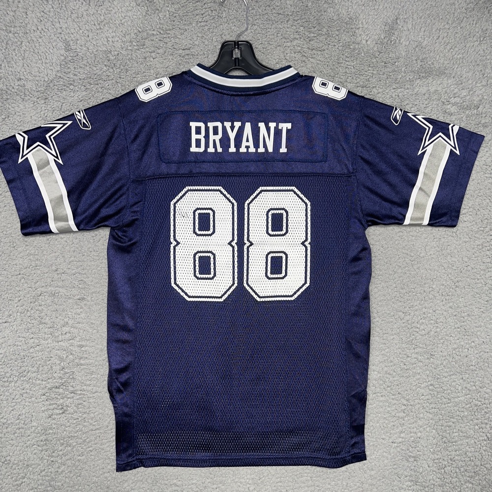 VTG Reebok Dallas Cowboys Dez Bryant On Field Jersey Youth Sz L (14-16) Blue #88